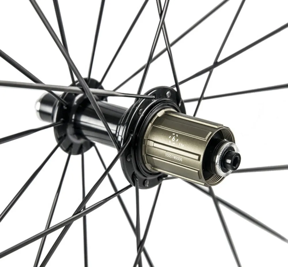 Top 1 pair New 700c Tubular Carbon Wheels 50mm Matte Road Wheelset with Black spokes Black Hub 8 Top 1 pair New 700c Tubular Carbon Wheels 50mm Matte Road Wheelset with Black spokes Black Hub 8