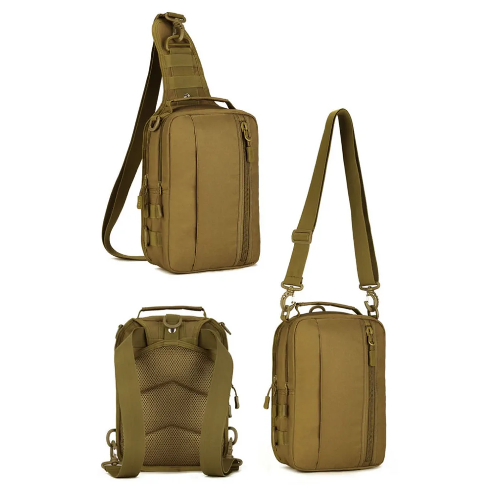 Новинка, Мужская водонепроницаемая нейлоновая сумка 1000D в стиле милитари для путешествий и верховой езды, вместительная сумка-мессенджер на плечо, нагрудная сумка для Ipad