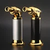 Outdoor BBQ Torch Turbo Cigar Lighter Spray Gun Jet Butane Pipe Lighter For Kitchen 1300 C Fire Windproof Lighter No Gas ► Photo 1/6