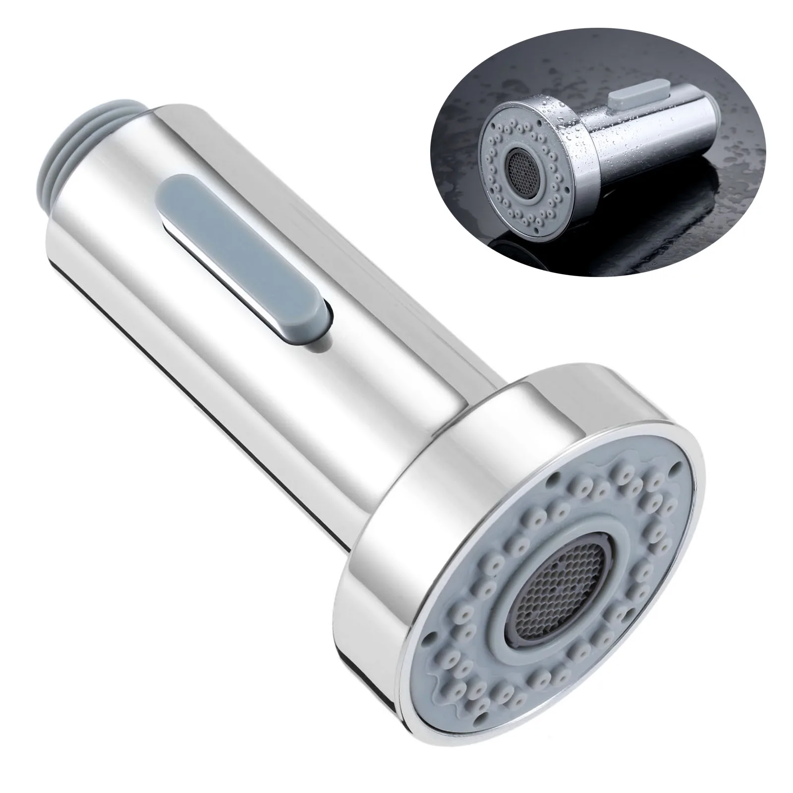 Kitchen Faucet Spouts Pull-out Shower Head Switch Out Of Water Spray Tap G 1/2" Standard Bathroom Basin Sink Shower Spray Head