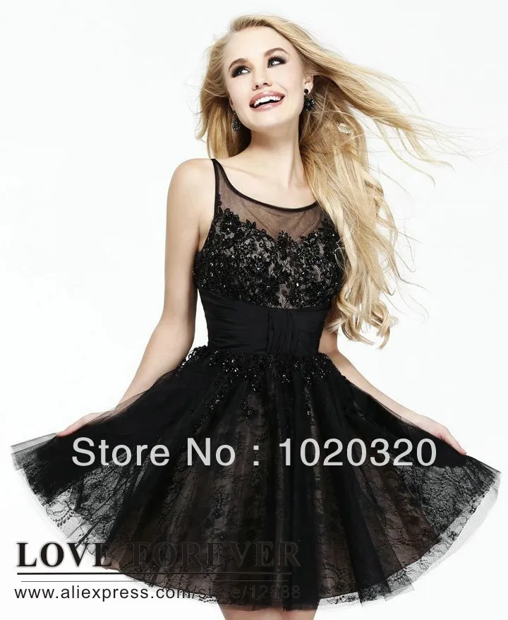 Backless V Back Red Black Tulle Lace Plus Size Cocktail Dress ...