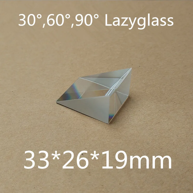 2pcs 19x26x33mm 19*26*33mm Right Angle K9 Triangular Internal ...