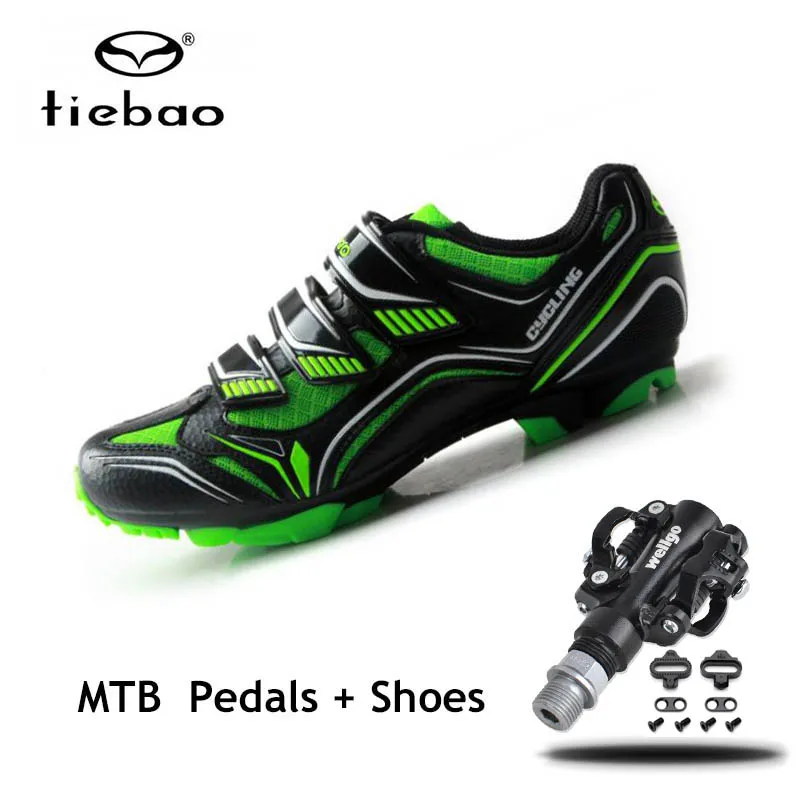 

Tiebao MTB cycling shoes sapatilha ciclismo mountain bike shoes Sneakers Self-locking MTB breathable men SPD Pedals Bicycle Shoe