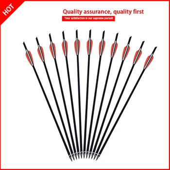 

3 / 6 / 12 / 24 20 inch carbon arrows, crossbows, bolts, black arrows, hunting crossbows