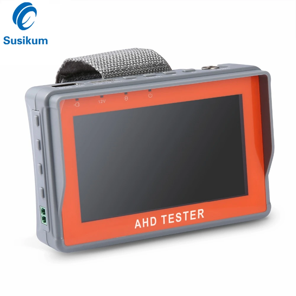 4,3 дюймов HD AHD Мини CCTV тестер монитор AHD 1080 P аналоговый тестирование камеры PTZ UTP Кабельный тестер 12V1A выход