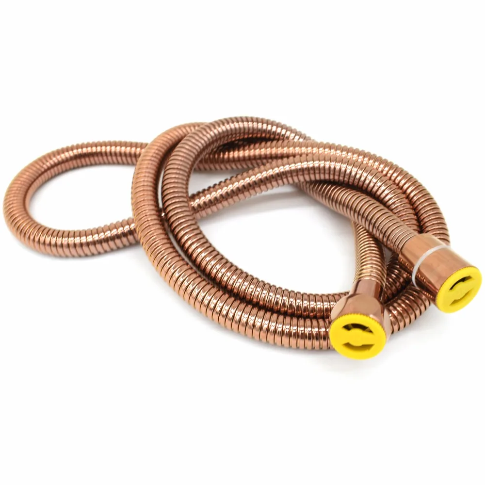 1.5 m Rose gold shower hose hose stainless steel copper pipe