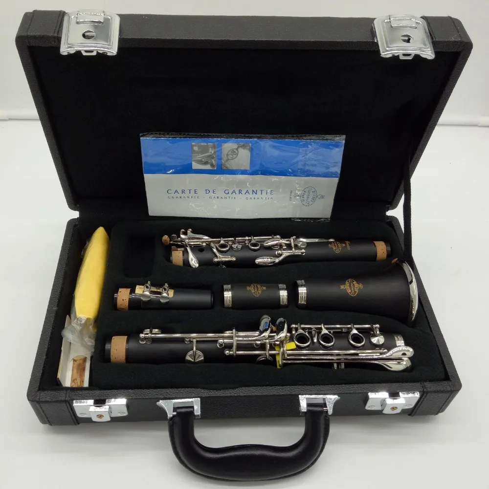 

Buffet Crampon Ebony Blackwood Clarinet TOSCA Professional A Clarinets Bakelite 17 Keys Musical Instruments Mouthpiece Reeds