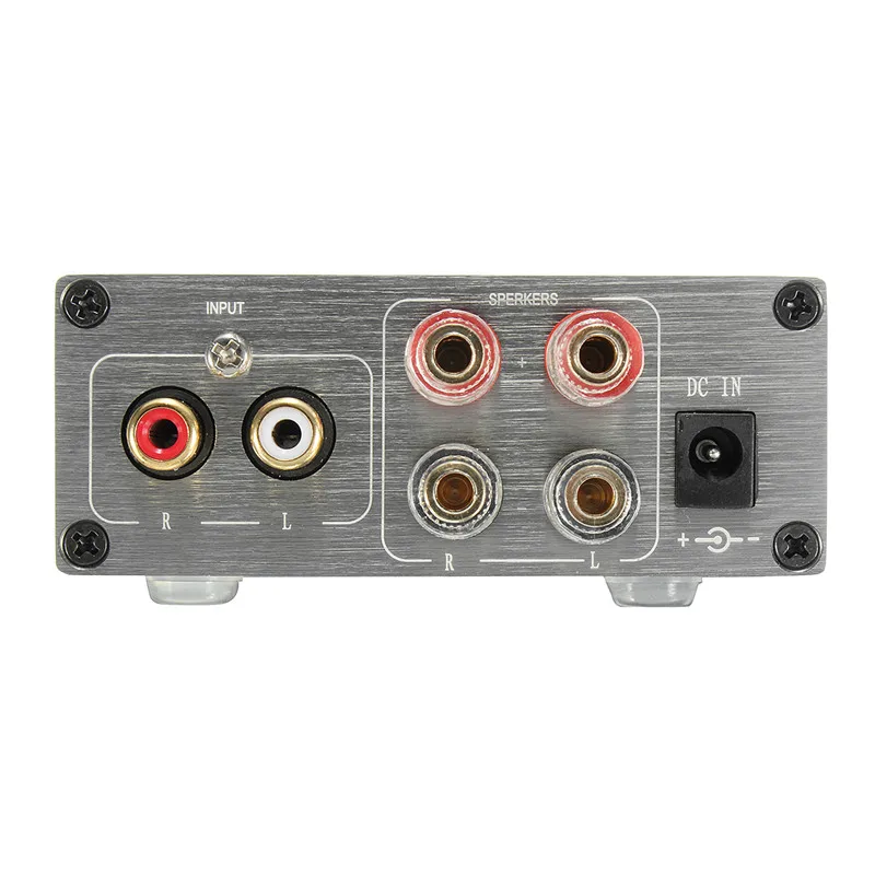 Аудио HiFi класс 2,0 аудио стерео цифровой усилитель мощности TPA3116 расширенный 2*50 Вт мини домашний алюминиевый корпус amp