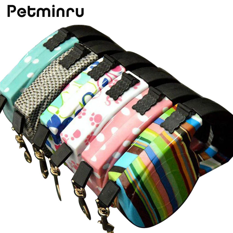 

Petminru Accessories Dog Leash Retractable Extending Pet Leashes Walking Dog Leads Dog Collars 5M
