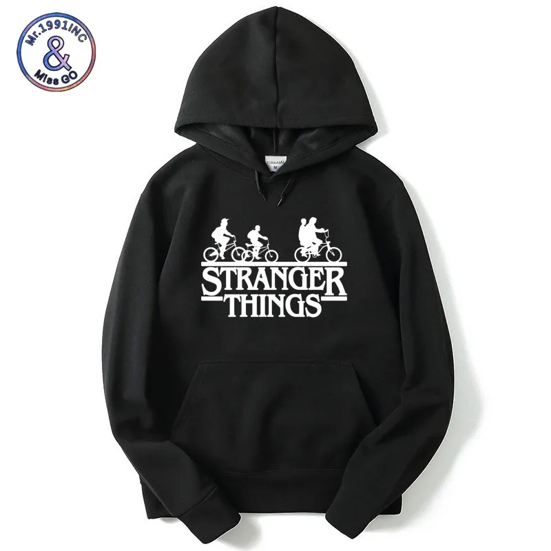  Mr.1991INC Stranger Things 2 Hip Hop Boy Hoodie Sweatshirt Men/Women Sweatshirts Oversized Hooded A