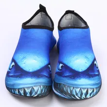 Пляжная обувь унисекс; кроссовки для йоги; обувь для плавания; обувь для водных видов спорта; шлепанцы для серфинга; светильник; 3d-принт акулы