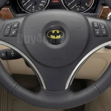 5.65cm Batman Decal Sticker Car Modification Steering Wheel Center Cap Resin Badge Emblem Auto Exterior Accessories #4871