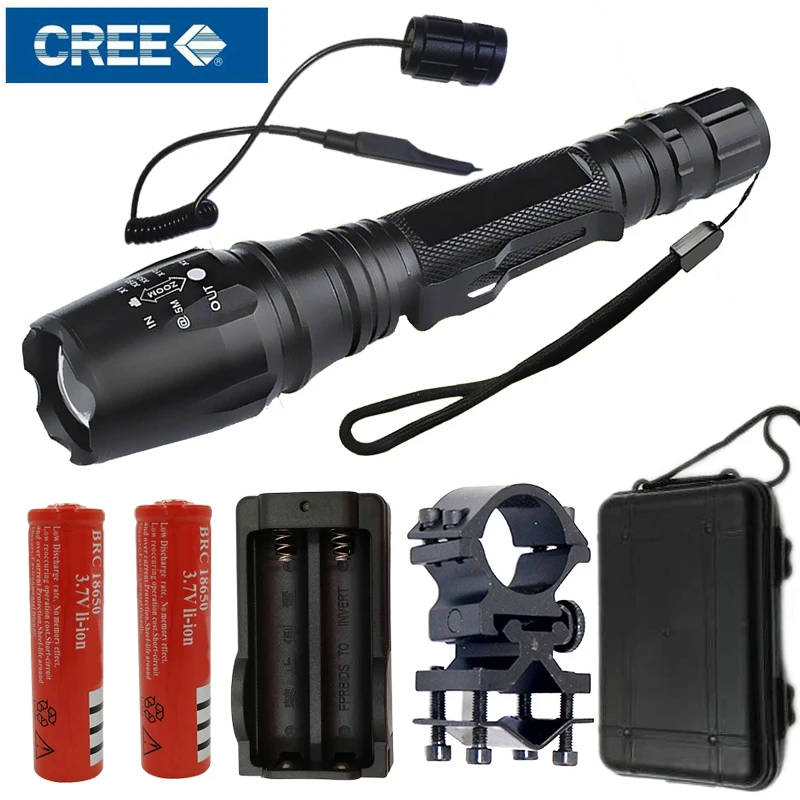 Litwod Z20 CREE XLamp XHP50 XM-L U3 & T6 LED tactical Flashlight Torch Hard Light Zoom hunting light power by 18650 battery