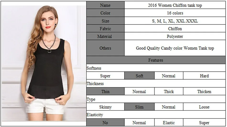 Plus Size Vest Thin Chiffon Tank Top Women Summer Sleeveless Shirt Sexy Camis Loose Casual Female Tops Blouse Ladies Clothing (3)