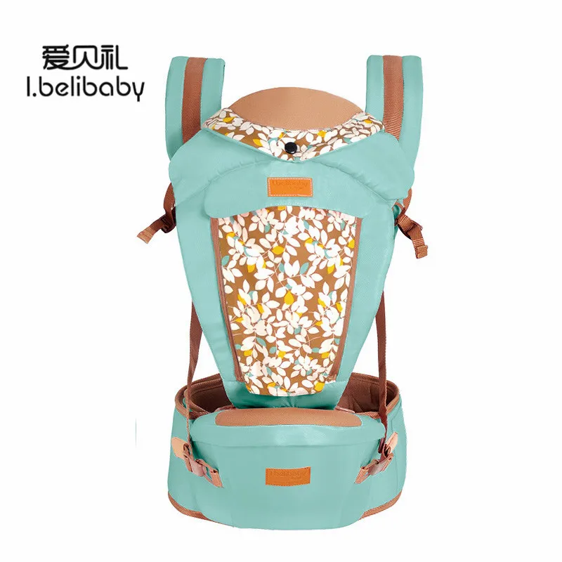 Ibelibaby Baby перевозчики регулируемый ремень обертывание портативный рюкзак для младенцев Перевозчик для младенца Открытый слинг печать несущий корсет