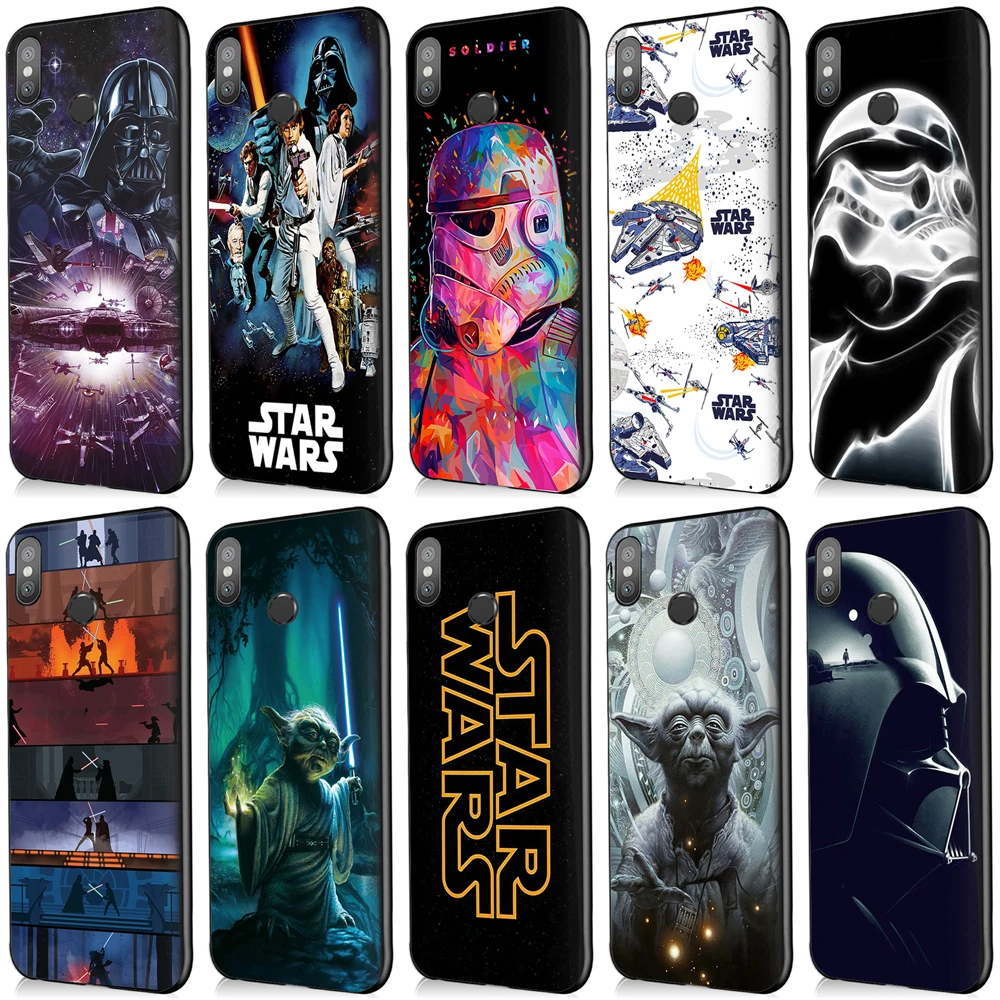 

Printed Abstract Cover Back Protective for Xiaomi Redmi Note 6 pro Case Soft TPU Phone Case for Xiaomi redmi Note 4X Star wars