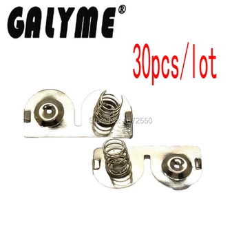 

30PC/ LOT Hot Sale Fit For NintendoGBC GameBoyColor Alloy Battery Terminals Spring Contacts Replacement Housing Battery Holder