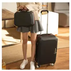 Для женщин сумки на колёсиках чемодан женщина 20 "24" 26 "дюймов Путешествия чемодан-тележка багаж чехол колёса