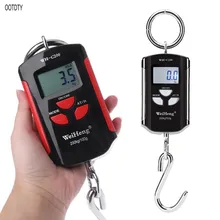 200 кг 100 г Мини сверхмощный электронный цифровой крюк из нержавеющей стали шкала рыбы подвесной кран весы ЖК-петли весовой баланс