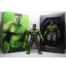 30CM Avengers:Infinity War Superhero Incredible Hulk PVC Action Figure Collectible Robert Bruce Banner Savage Model Toy L1381