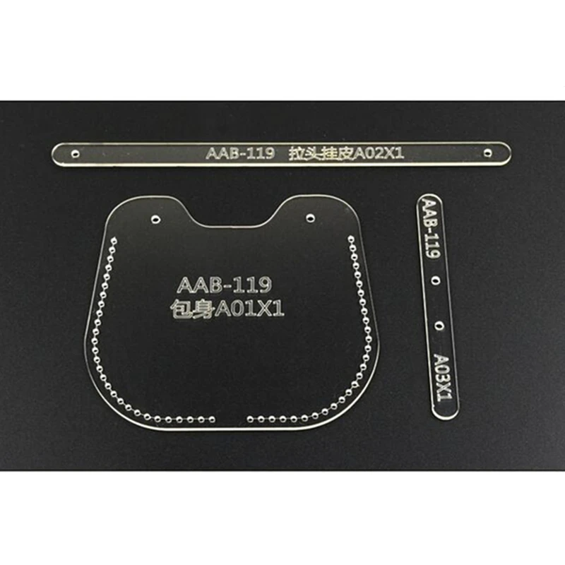 1Set DIY Leather Tool Car Keyring Keychain Pattern Mould Acrylic Template Leathercraft, leather tools, leather craft tool kit, leather craft tools, leather craft tool, leather craft template