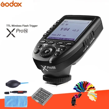 

Godox Xpro-N i-TTL II 2.4G Wireless Trigger High Speed Sync 1/8000s X system with LCD Screen Transmitter For Nikon DSLR