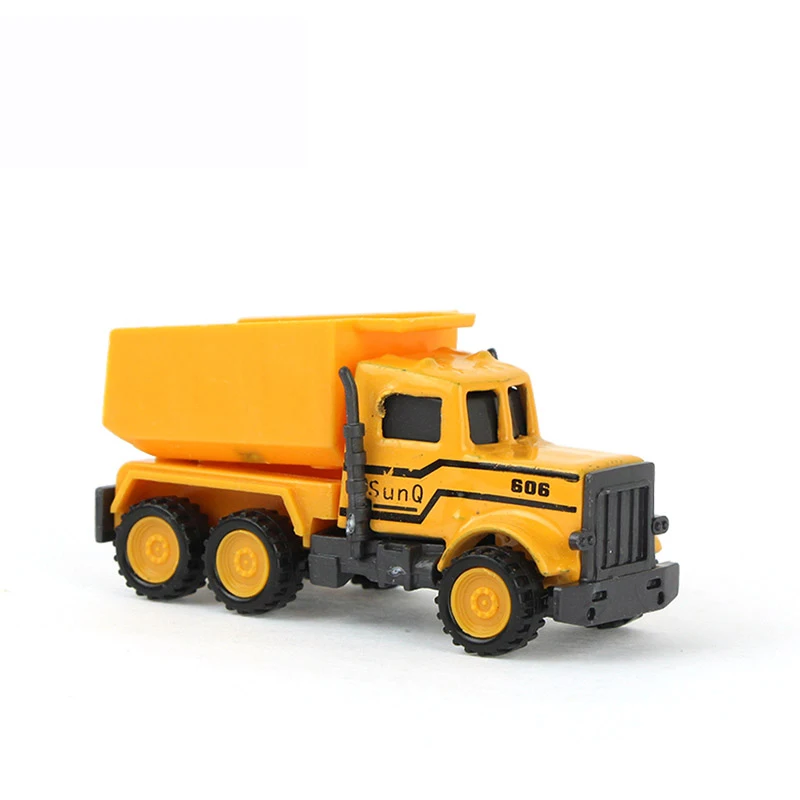 

1 Pcs Mini Diecasts Car Alloy Construction Vehicle Engineering Car Dump Truck Artificial Model Mutiple style Toy For kids Gift