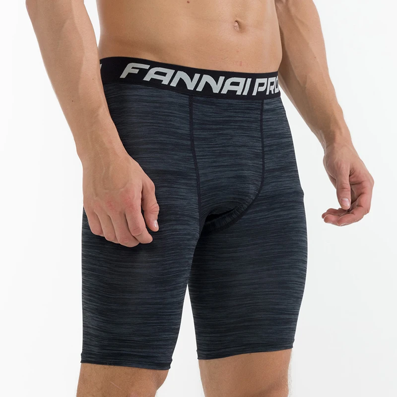 FANNAI PRO COMBAT Men Running Sport Leggings Compression Tights Skinny Gym Fitness Trouser Short Pants Training Gym Sweatpants