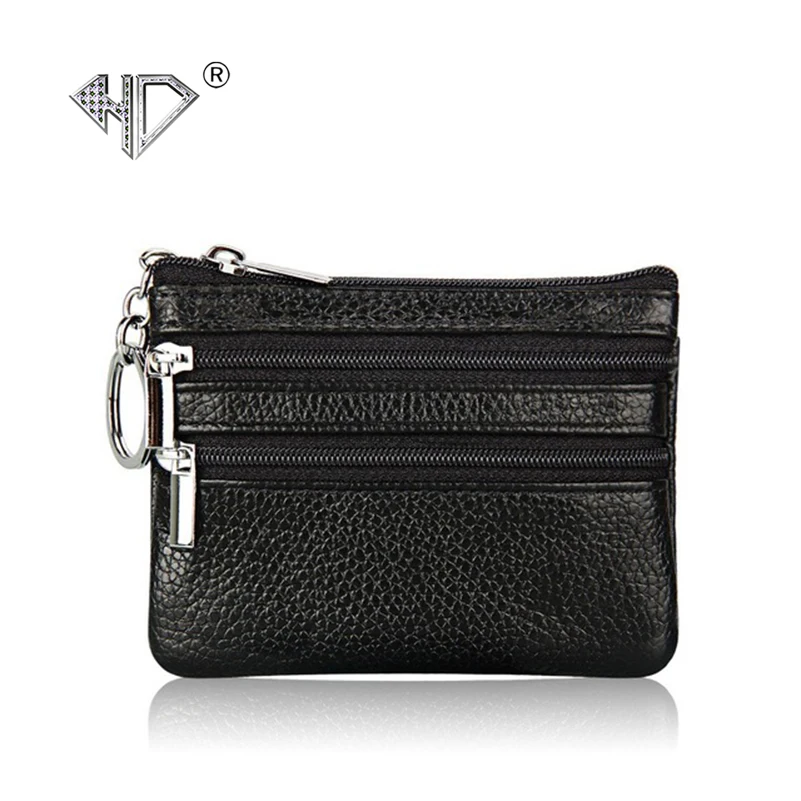 HD Genuine Leather Coin Purse Women Small Wallet Change Purses Money Bags Children&#39;s Pocket ...