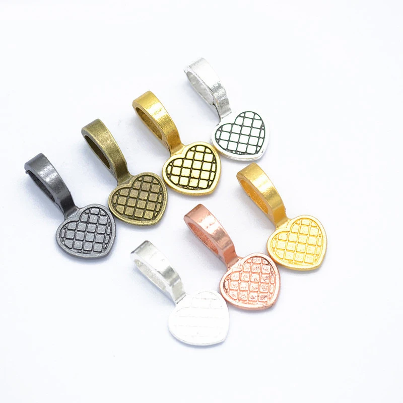 

20pcs/lot Vintage Shovel Charms Heart Shape Beads DIY Pendant Necklace Bracelet Earring Charms DIY Jewelry Accessories Findings