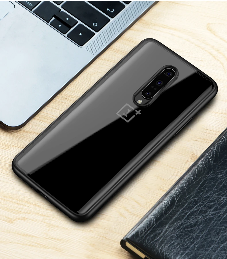

Elegant Case for OnePlus 7 Pro Anti-knock Transparent Acrylic Reinforced Corner TPU Soft Silicone cover for OnePlus 7 Pro Coque