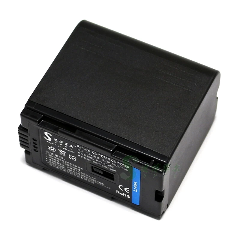 CGP-D28S CGP-D320 Батарея для цифрового фотоаппарата Panasonic AG-DVC15MC DVC33MC DVC63MC DVC80 NV-MD9000EN NV-MD10000GC AG-EZ50 AG-EZ80MC видеокамера