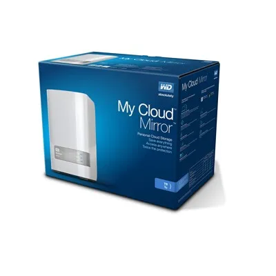 WD 8 ТБ My Cloud Mirror Cloud Storage 8T сетевой жесткий диск NAS WDBWVZ0080JWT