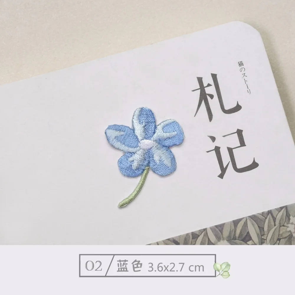 embroidery flower patches for clothing 2