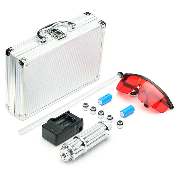 

445nm Blue Light Power Beam Burning Laser Pointer Pen Suit New