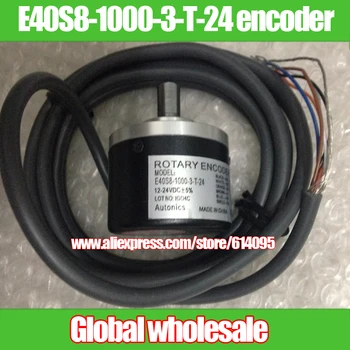 

1pcs E40S8-1000-3-T-24 rotary optical encoder / 1000P/R encoder For Autonics / 1000 line encoder 24V