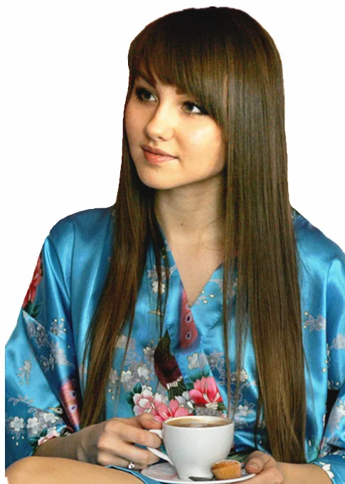 Благородный темно-синий китайский женский халат из искусственного шелка кимоно стильный Сексуальный банный халат ночная рубашка Mujere Vestido Размер S M L XL XXL XXXL S0035