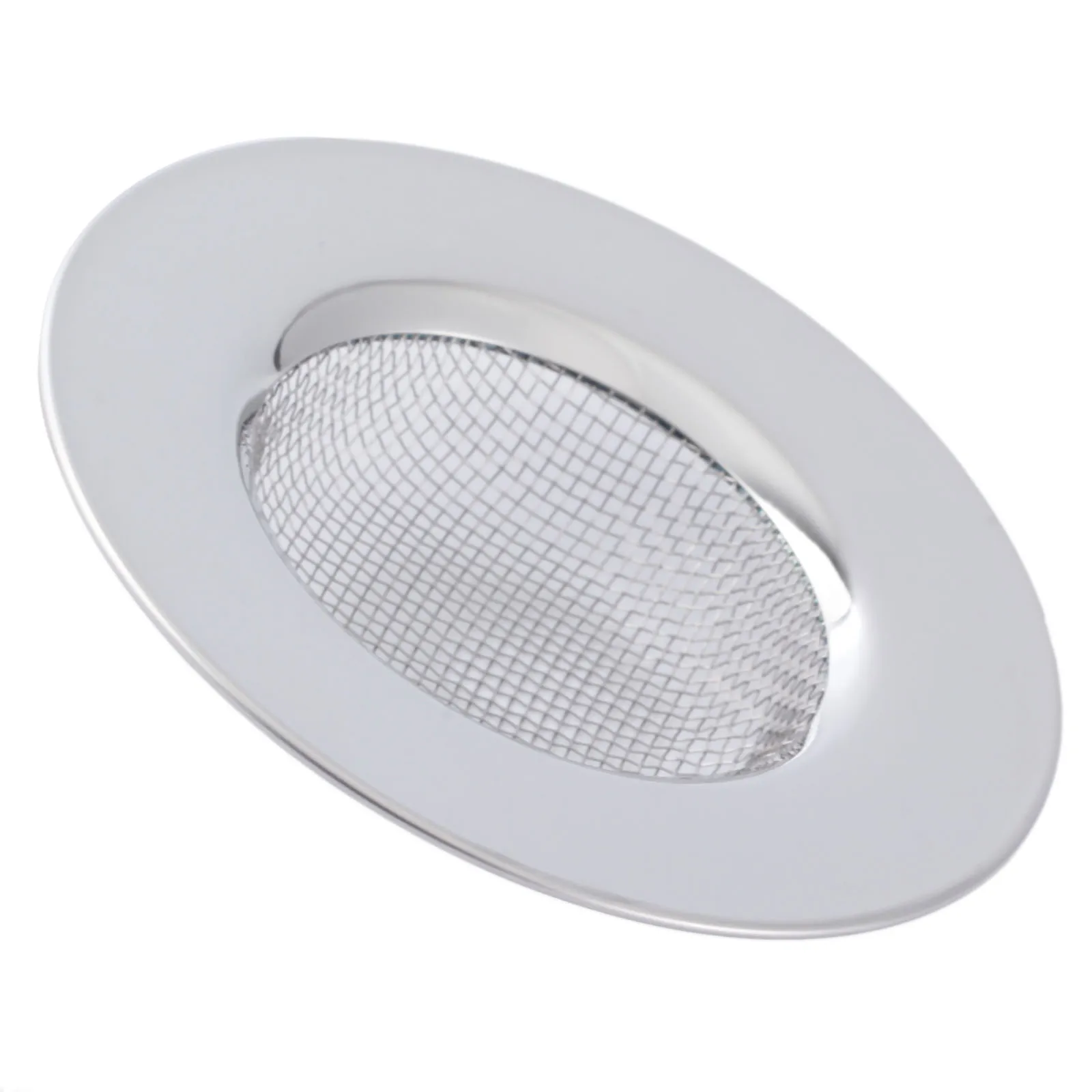 1Pc Kitchen Sink Strainer 7.7CM Stainless Steel Sink Drain Cover Drainer Basin Filter Mesh Sink Strainer for Bathroom Shower