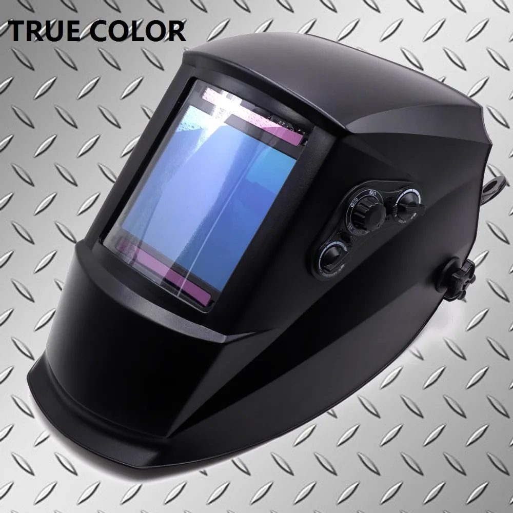 

Video Inside Two Solar Cell Bars 101x94mm Large View 2 in 1 Grind Welding Helmet TIG MMA MIG Welding Machine Welder