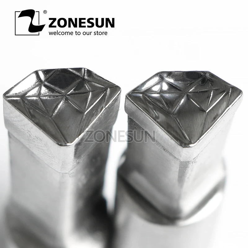 

ZONESUN 3D Diamond Shape Tablet Punching Mold Jewel Candy Making Press Die Mold TDP 0 1.5 3 5 Machine Best Price