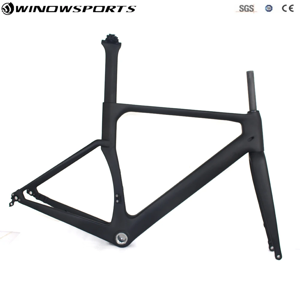 Discount 2017 carbon road bike disc road bike carbon disc road frame thru axle 142mmX12mm thru axle road frame 8