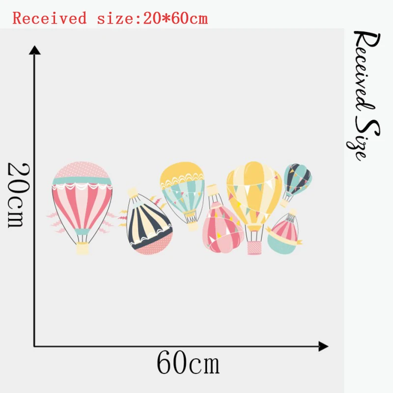 Tofok Кролик Воздушный шар DIY наклейки на стену детская спальня гостиная мультфильм наклейки на стены Отделка детской стены мебель Фреска