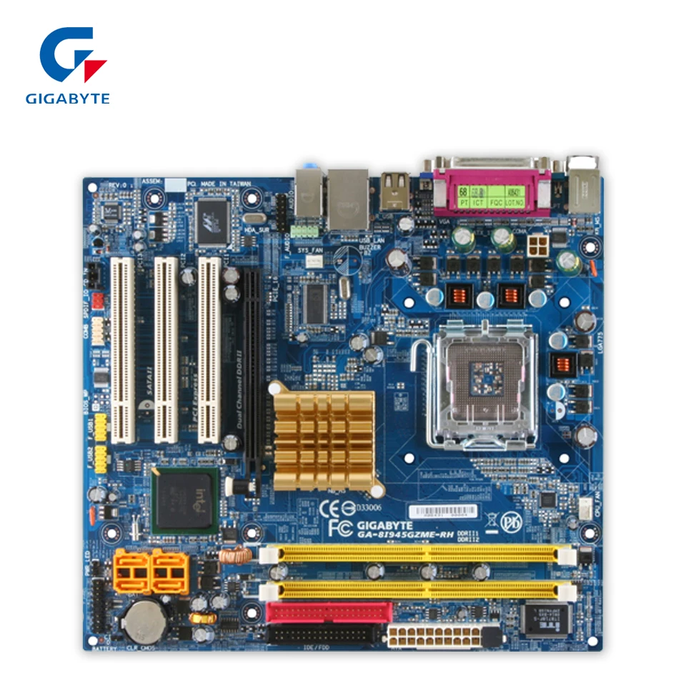 Gigabyte GA-8I945PLGE-RH Original Used Desktop Motherboard 8I945PLGE-RH 945PL LGA 775 DDR2 ATX 945 775 motherboards for lenovo 945gz m2 lga775 ddr2 945 desktop motherboards