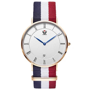 

Mens watch waterproof fashion colourful big dial simple quartz movement business classy wristwatch mens 3058M