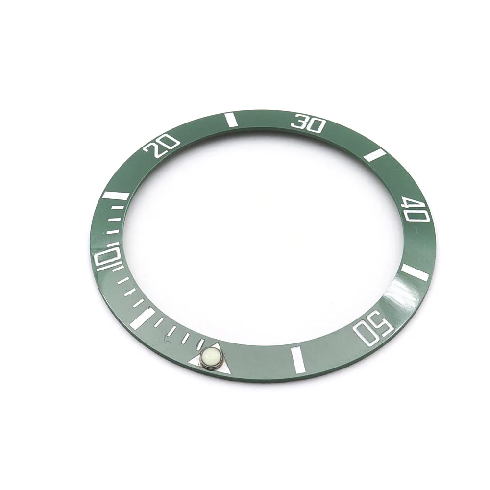 Drop Shipping 38mm Green Ceramic Watch Bezel Top Quality Insert For Submariner