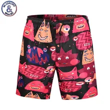 Mr.1991INC шорты мужские Лето Для Мужчин's пляжные шорты с мультипликационным принтом Повседневное шорты-бермуды, Pantalon Corto Hombre M-XXL