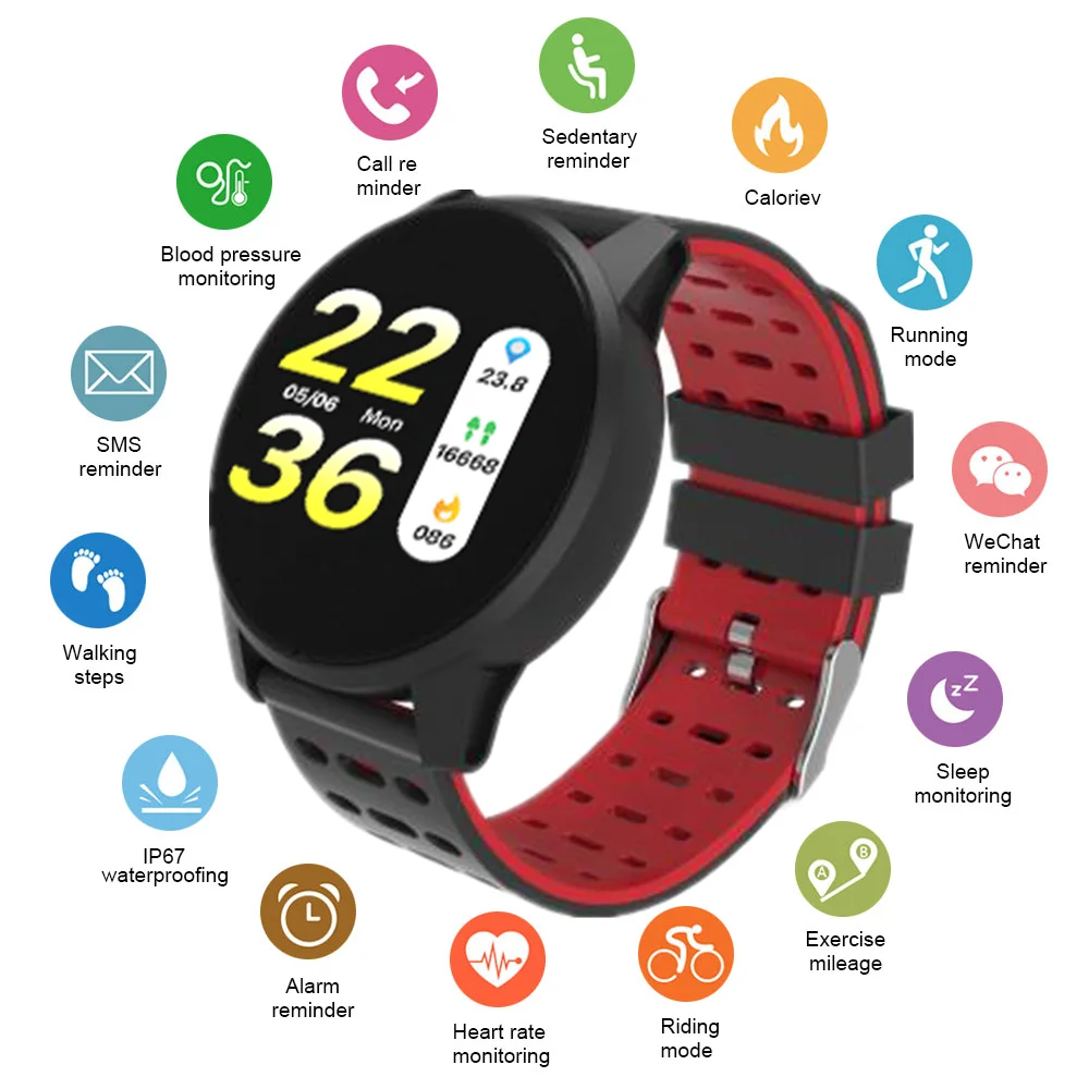 

digital watch men Heart Rate Screen Smart Watch Pedometer Activity Monitor fitnessTracker smartwatch fitness watch for women