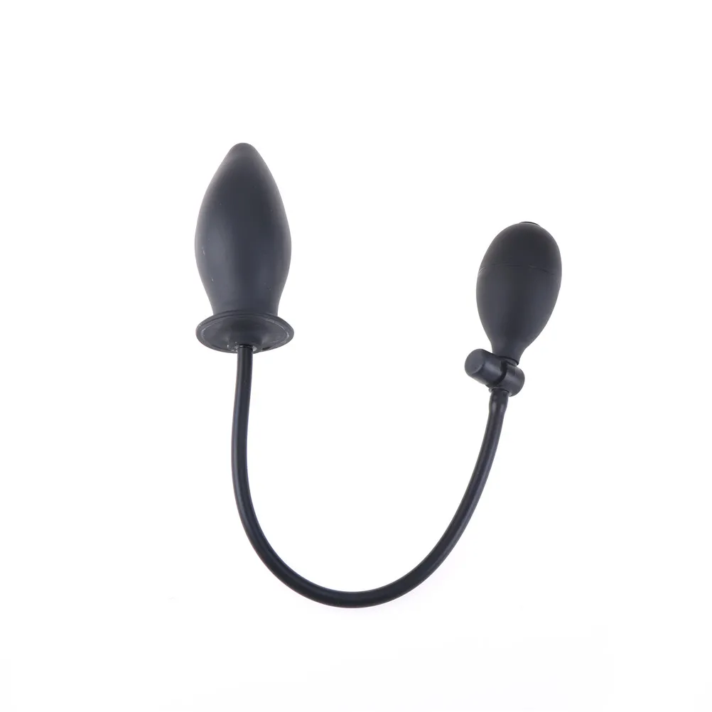 Black Silicone Inflatable Air Bag Backyard Massager Passionate Party Favor party toys