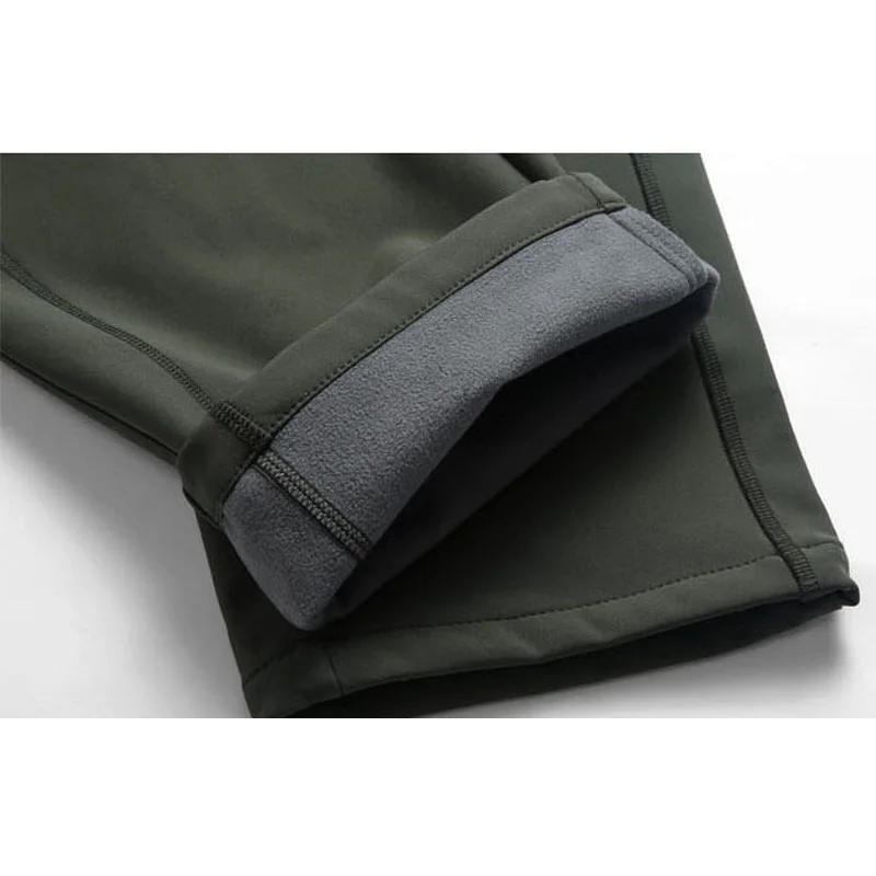 El Ártico luz senderismo pantalones hombres invierno impermeable Soft shell Camping Trekking térmica esquí caliente más los pantalones del tamaño