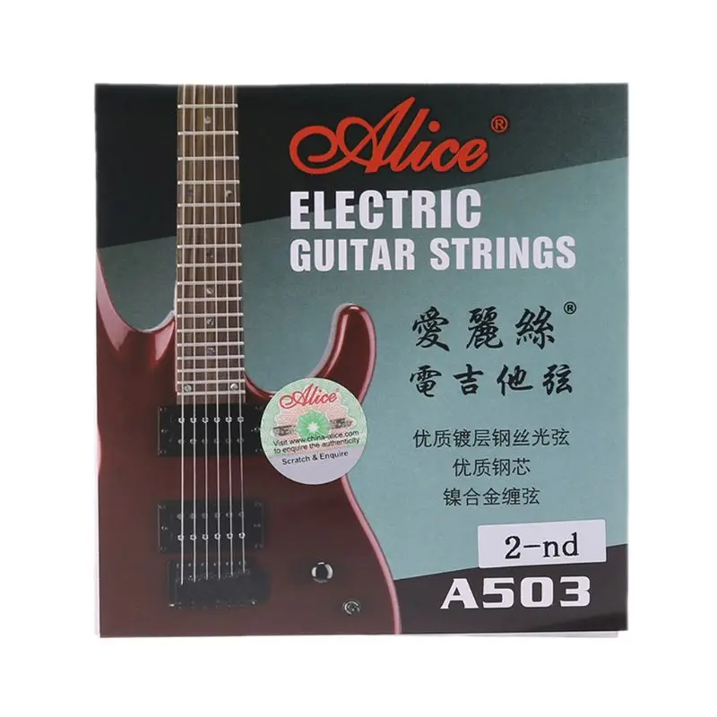 

Alice A503SL Electric Guitar B 2-nd E 1-st Strings Guitarra Stringing .009 0.23mm .011 0.28mm